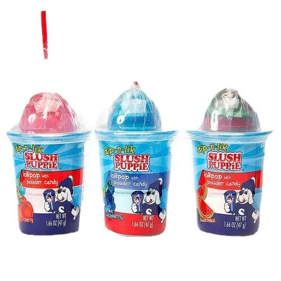 Slush Puppie Dip & Lick - 4 Count - Randomly Picked Flavors - FREE SHIPPING