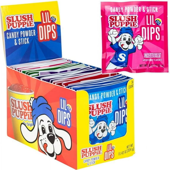Slush Puppie Lil Dips n Lick Candy 12 Count