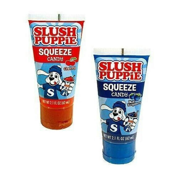 Slush Puppie Squeeze Candy - 4 Count - Randomly Picked Flavors - FREE SHIPPING
