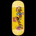 thumbnail image 1 of Slushcult Fingerboard Deck The Kids Will Be Alright Popsicle Yellow 34mm, 1 of 5