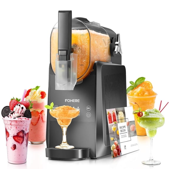 Slushie Machine, 88 oz Slushy Machine for Home, Professional Frozen Drink Maker with Self-Clean, Rapid Cooling, 12H Freshness, for Milkshake, Margarita Smoothie, Frappes (Black)