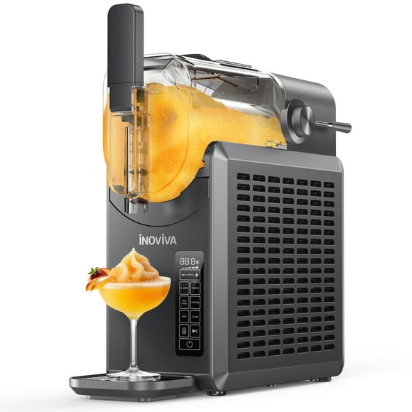 Slushie Machine, No Ice Needed, INOVIVA 72 oz Frozen Drink Maker for Home with Self-Cleaning, 5 Preset Programs, Frozen Margaritas, Frapps, Milkshake, and More