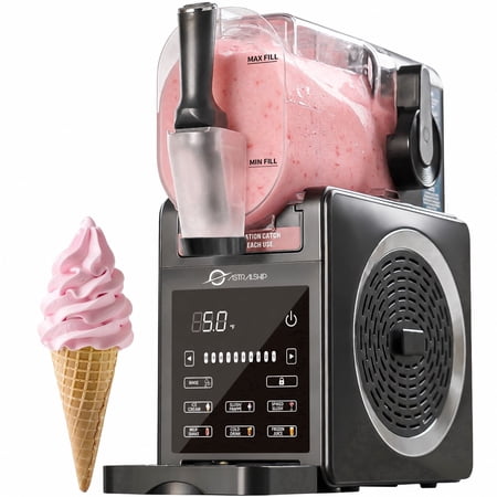 Astralship 85oz Frozen Drink Machine with 7 Presets, Slushie Machine with Soft Serve Ice Cream Mode, Slushy Maker for Home , Auto Rinse, Low-Sugar & Alcohol Alerts – for Slush, Milkshakes, Margaritas