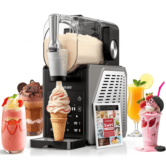 Slushie Machine, Slushy Machine for Home, No ice Needed, Professional Frozen Drink Maker with Led Display, Programs for Frozen Margaritas, lce Cream