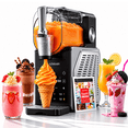 thumbnail image 1 of Slushie Machine, Ice Cream Maker, Slushy Machine for Home, No Ice Needed with Rapid Chill & Temperature Control, Self- Cleaning, Perfect for Frozen Margaritas, Frappes, 1 of 12