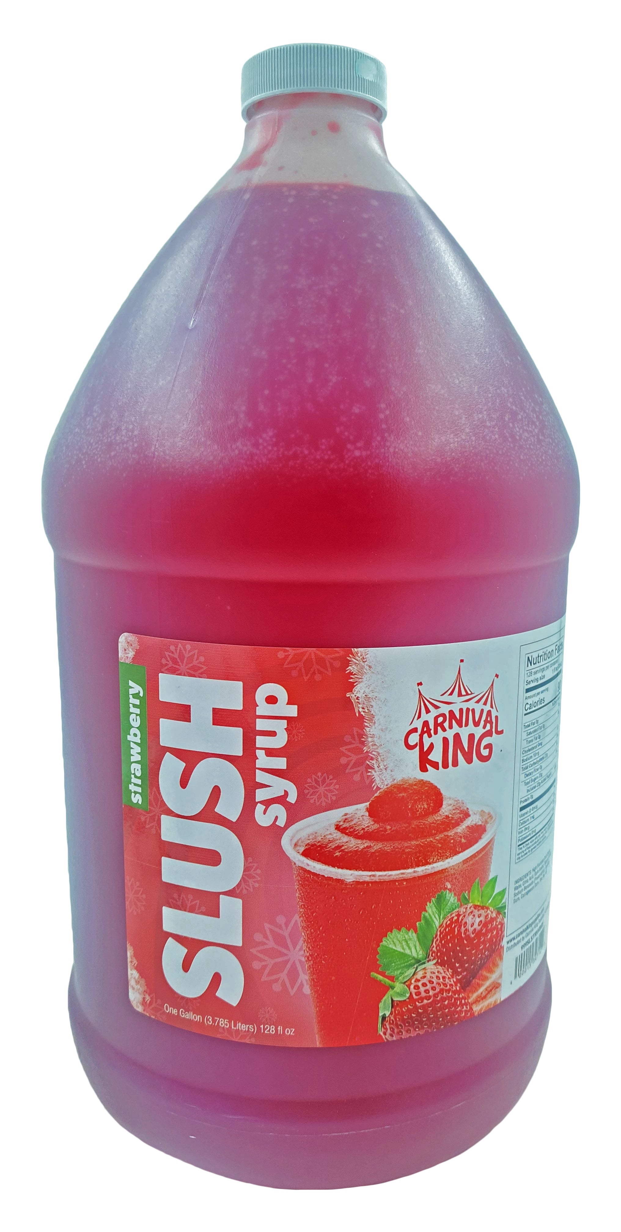 Carnival King Strawberry Slushy Syrup, Concentrate for Frozen