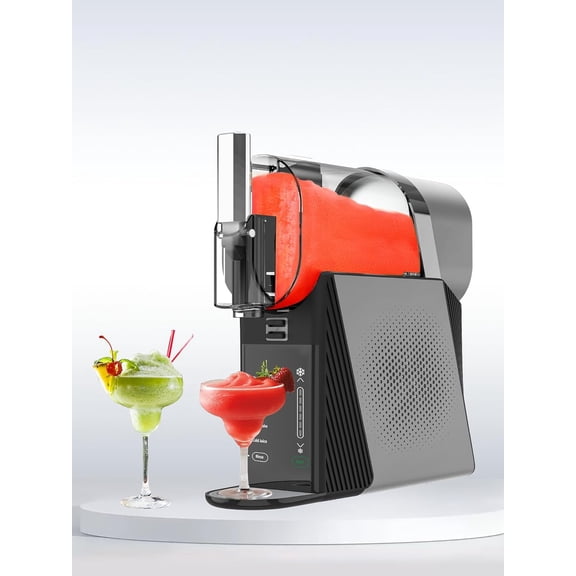 Slushy Machine for Home,6 Presets & Texture Control,Self Clean,No Ice Needed Frozen Drink Maker,Fast Freezing Margarita Machine,88oz Slushie Machine for Frapp,Milkshake, Smoothie,Frozen Cocktails
