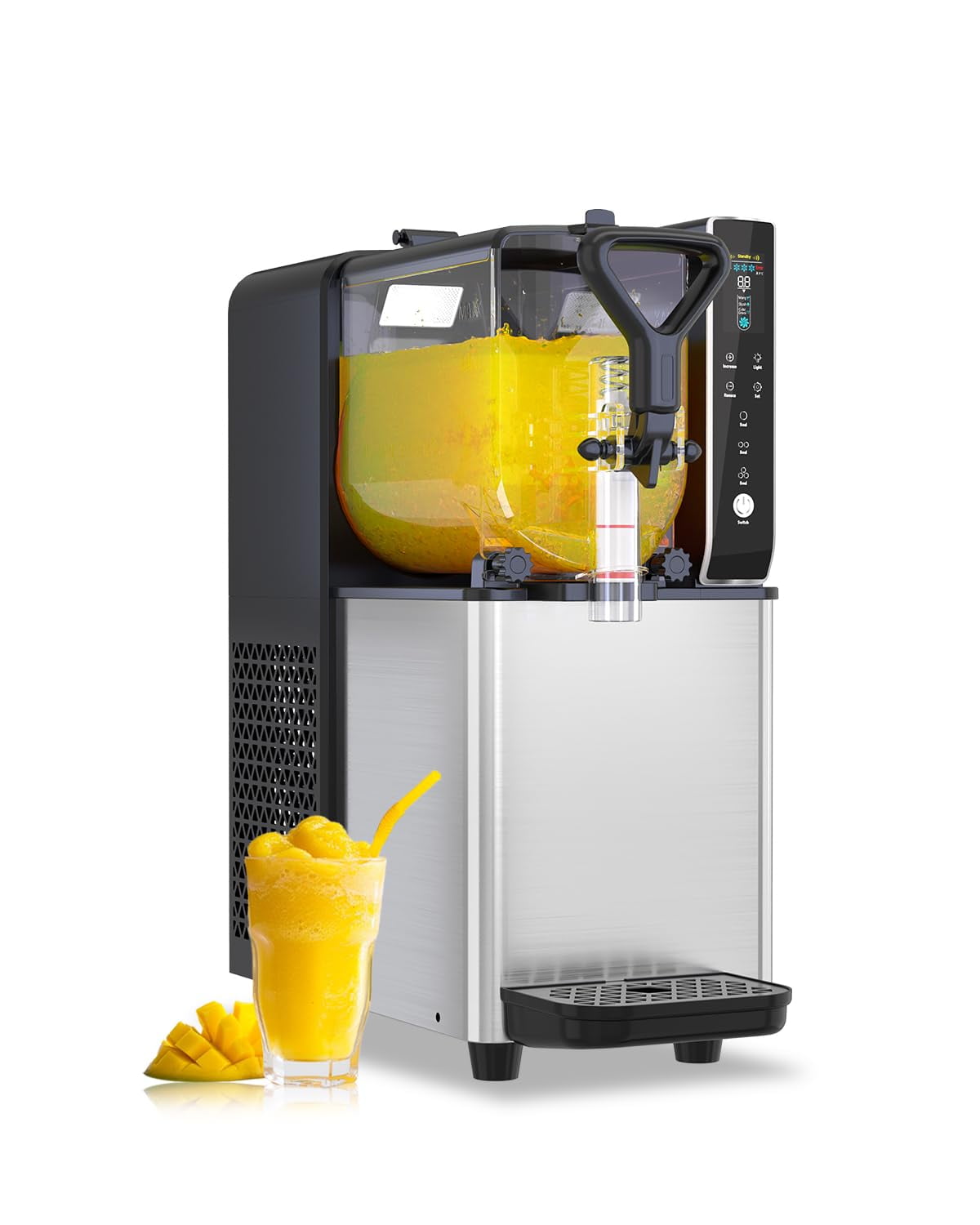 Slushy Machine for Home, No Ice Needed, 0.8 Gallons Slushie Maker with Food-Grade Tank & Smart Control for Slushy Margaritas Daiquiri & Frozen Drinks, Smoothie Maker for Birthday Party Kitchen