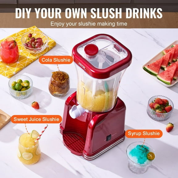 Slushy Machine for Home 32oz Frozen Drink Maker Margarita Slush Maker for Smoothies Cocktails and Shaved Ice Drinks