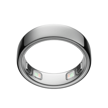 Oura Ring 5 - Silver - Size 6 - World’s Smallest Smart Ring - Sleep, Activity, Women’s Health, AI Advisor, 1 Week of Battery Life, Size Before You Buy, Android & iOS Compatible&nbsp;