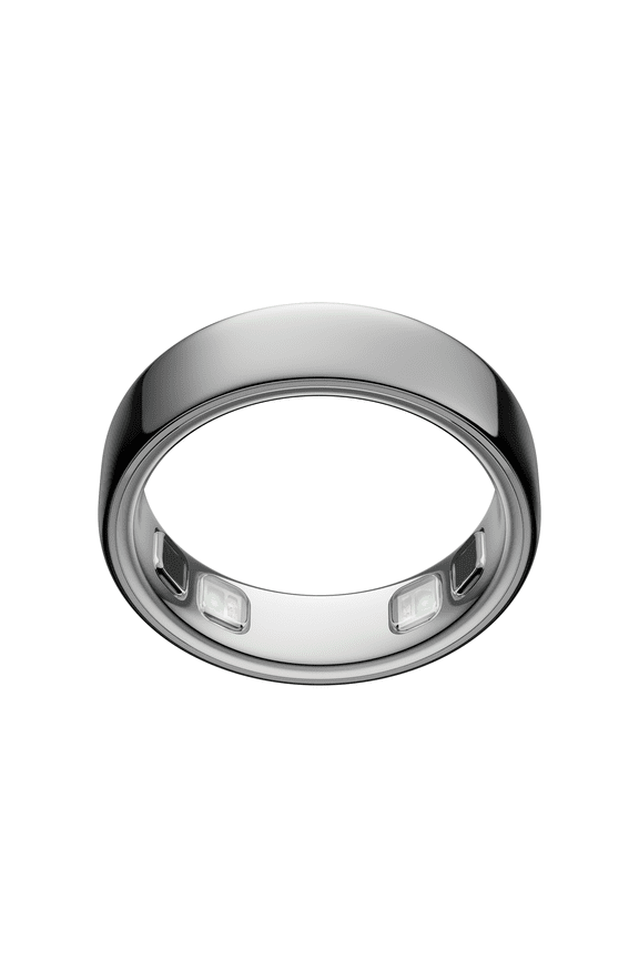 Ring 5 - Silver - Size 6 - World’s Smallest Smart Ring - Sleep, Activity, Women’s Health, AI Advisor, 1 Week of Battery Life, Size Before You Buy, Android & iOS Compatible 