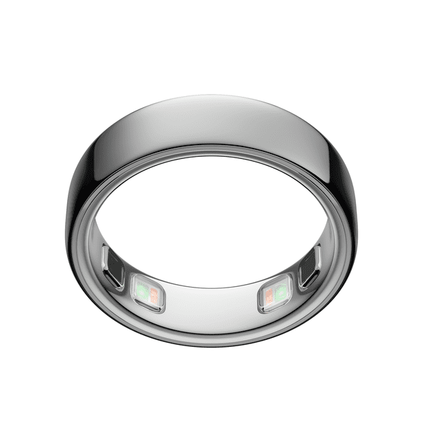 Oura Ring 5 - Silver - Size 8 - World's Smallest Smart Ring