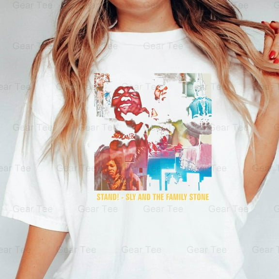Sly, And The Family Stone, Stand!, Album, Funk, Soul, Rock, Music, Everyday People T-Shirt Unisex, up to 5XL