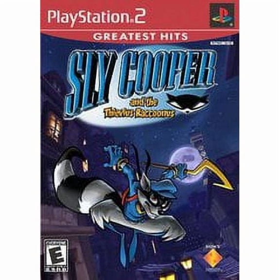 Pre-Owned Sly Cooper and The Thievius Raccoonus, PlayStation 2, Action & Adventure, Parental Controls, Video Game
