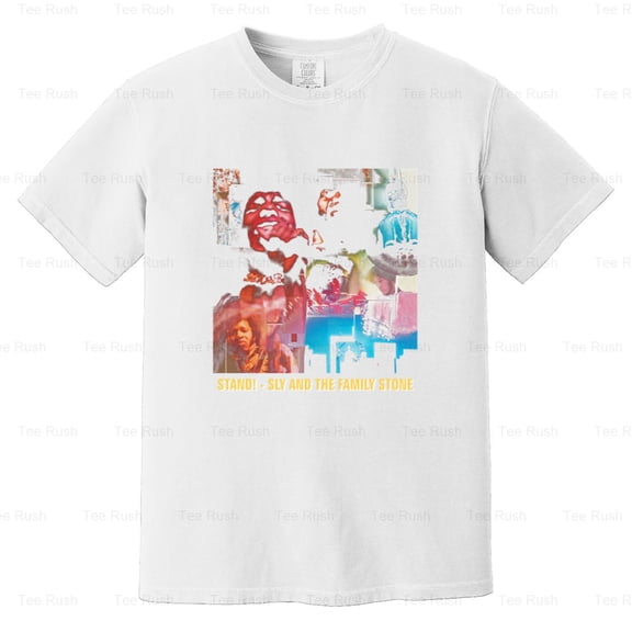 Sly Family Stone Stand Album Funk Soul Rock Music Everyday People Dance, Comfort Color T-Shirt Unisex, up to 4XL