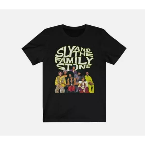 Sly & the Family Stone Band Cotton Black All Size Unisex Shirt