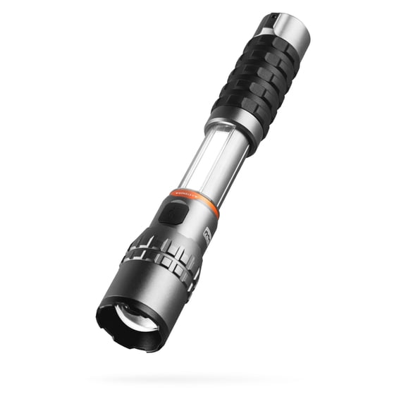 Slyde King Flashlight | High Lumens  Rechargeable Cob Work Light & Led Waterproof Magnetic Base Great For Camping Includes Charging Cable