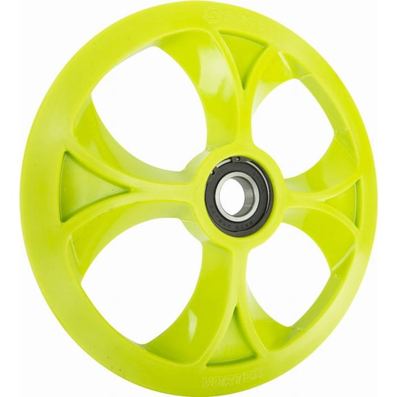 Slydog Bog100Unvsolman Vortex Bogie Wheel 10" Green Alpha Wheel A/C