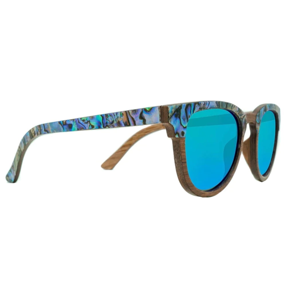 Slyk Beachcomber Sunglasses (Abalone Seashell/Green Wave)