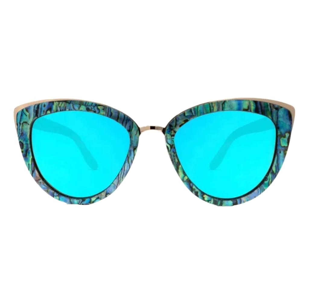 Slyk Bombshell Sunglasses (Abalone Seashell/Ice Blue) - Walmart.com