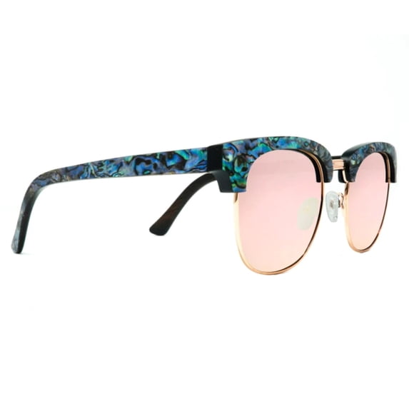Slyk Yachtmaster Sunglasses (Abalone Seashell/Rose, One Size)