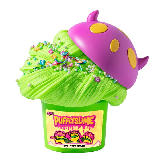 Slymu Puffly Slime Mel Fizz - Cloud, Green, Sensory Fidget Toys, Stress Relief, ASMR Toys, Party Favors for Kids , Birthday Gifts for Girls and Boys, Goodie Bag Stuffers