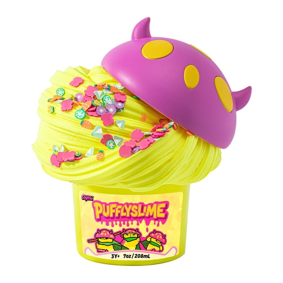 Slymu Puffly Slime Passion Pop - Cloud, Yellow, Sensory Fidget Toys, Stress Relief, ASMR Toys, Party Favors for Kids , Birthday Gifts for Girls and Boys, Goodie Bag Stuffers