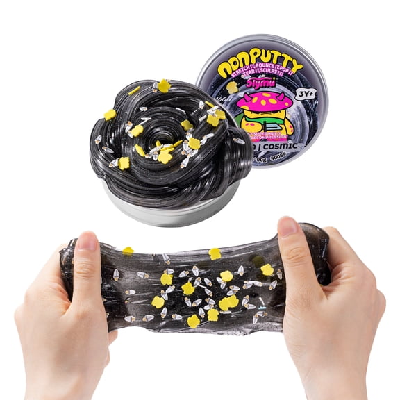 Slymu Putty Ultra/Cosmic Slime - Non-Newtonian Fluid Putty (90g) with Metallic Sheen, Stress Relief Sensory Toy, Birthday Gifts for Kids,Party Favor for Girls & BoysNon-Sticky & Safe