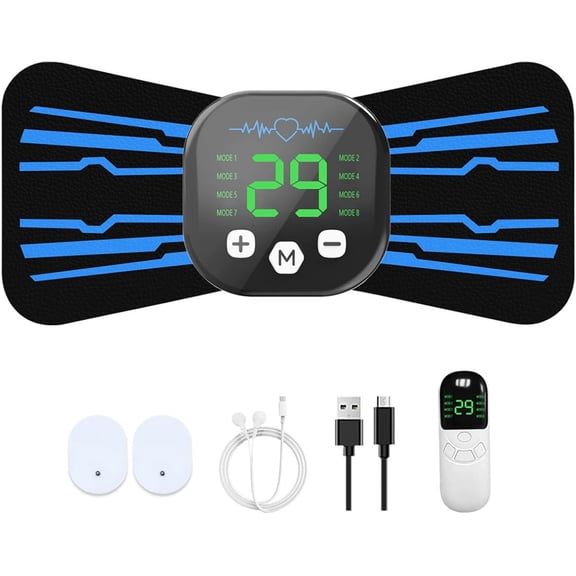 Slyner Pro Back Massager, Electric Neck Massager Portable, for Neck, Shoulder & Muscle Pain Relief (Blue-a)