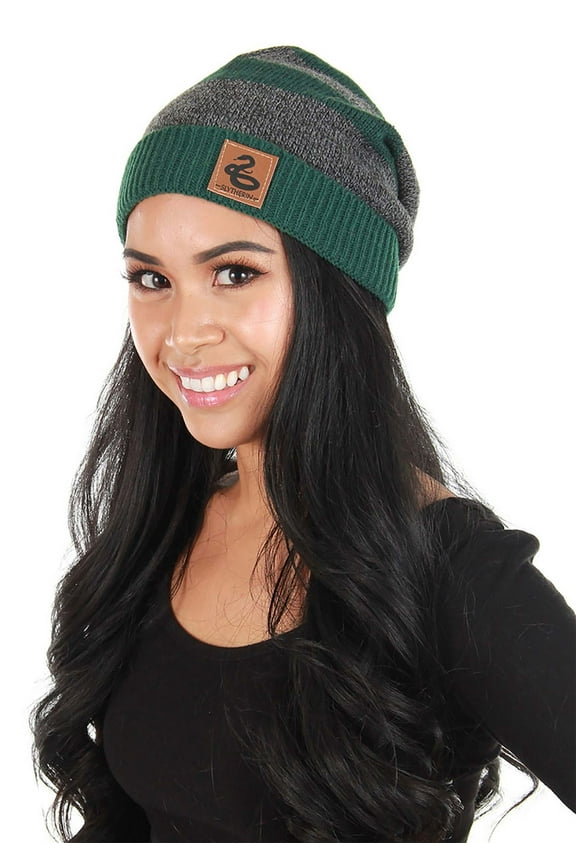 Slytherin Heathered Knit Beanie
