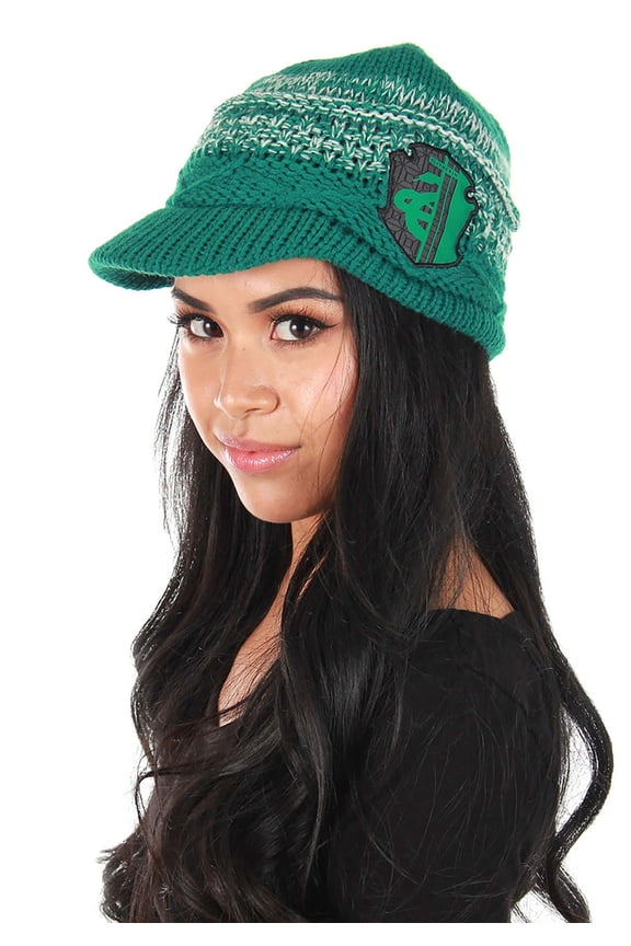 Knit Brim Slytherin Cap