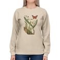 thumbnail image 1 of Sm Catesby Butterfly Iv Sweatshirt Women -Mark Catesby Designs, Female Small, 1 of 4