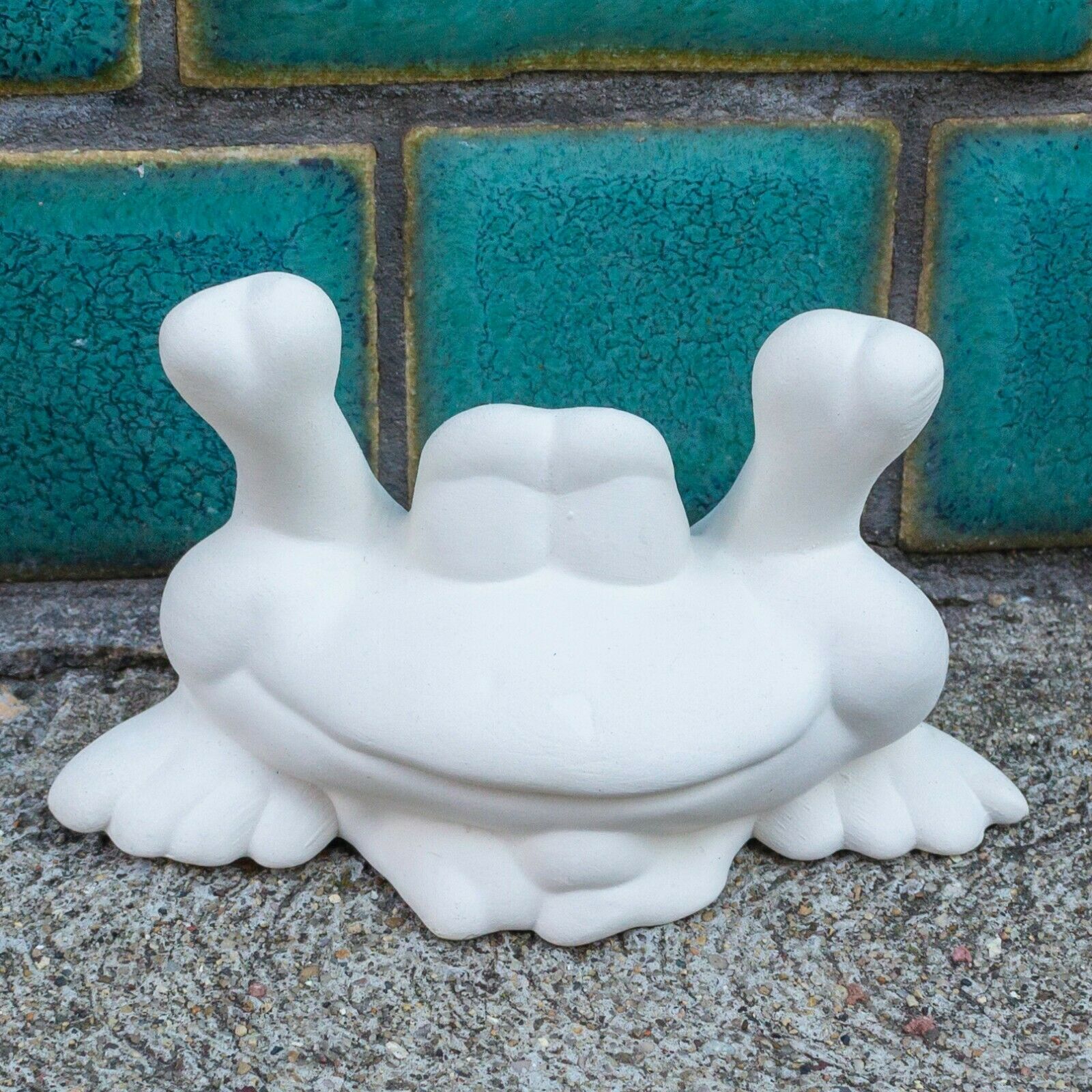 Sm Cute Frog Critter 3" IN STOCK Ceramic Bisque Ready To Paint Pottery ...