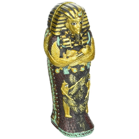 Sm. King Tut Coffin with Mummy Collectible Figurine