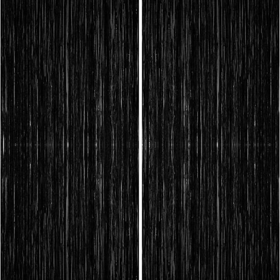 Sm:)e 3-Pack Black Foil Fringe Curtains for Events - Birthday, Wedding, Graduation, Christmas, Baby Shower, various festivals Decor Photo Booth Fun!