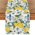 thumbnail image 1 of Sm:)e 72" x 13" Lemon Iris Summer Table Runner, 1 of 6