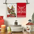 thumbnail image 1 of Sm:)e Believe Cat Christmas Kitchen Dish Towels Set of 2 18x26 Inch Red, 1 of 5