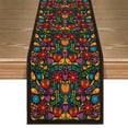 thumbnail image 1 of Sm:)e Dia De Los Muertos Floral Fiesta 13x72 inch Table Runner, Party Kitchen Dining Decoration, 1 of 6