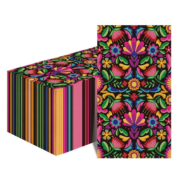 Sm:)e Dia De Los Muertos Serape Paper Napkins 100PCS