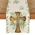 thumbnail image 1 of Sm:)e Elegant Cross He is Risen Spring Easter Table Runner 13 x 90 Inch, 1 of 7