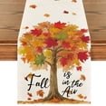 thumbnail image 1 of Sm:)e Fall Maple Tree Table Runner 13x72 Inch, Autumn Seasonal Decor for Kitchen Dining Table Home Party, 1 of 7