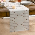 thumbnail image 1 of Sm:)e Farmhouse Rustic Caramel Boho Table Runner 12x90 Inch, Holiday Macrame Burlap Kitchen Dining Table Decoration for Home Party Decor, 1 of 7
