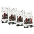 thumbnail image 1 of Sm:)e Festive Kitchen Towels Holiday Decor Buffalo Plaid Polyester Dish Towels (4 Count), 1 of 7