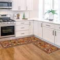 thumbnail image 1 of Sm:)e Gingerbread Man Christmas Kitchen Rugs and Mats, 17x29Inch and 17x47 Inch, Non Slip Linen Mat Inside Washable for Porch Patio Hallway, 1 of 7