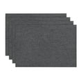 thumbnail image 1 of Sm:)e Grey Placemats 12 x 18 Inch Set of 4, Seasonal Washable Kitchen Dining Table Decoration for Home Party, 1 of 7