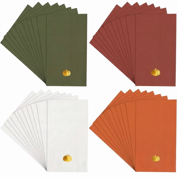 Sm:)e Household Fall Tissue Paper, 100pcs, for Dining Tables, Autumn-themed Disposable Decorative Napkins