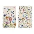 thumbnail image 1 of Sm:)e Hummingbird Spring Flowers Kitchen Towels Set of 2, 18x26 Inch, 1 of 6