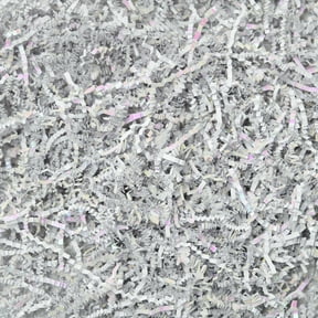 Sm:)e Laser Crinkle Cut Paper for Gift Baskets,for Shred Packing Raffia Grass Cushion Paper-8oz, Perfect for Basket Filler, Gift Boxes,Christmas Wedding Birthday,Ideal for All Occasions