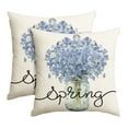 thumbnail image 1 of Sm:)e Lavender vasel Spring Pillow Covers Set of 2,18x18 Inch, 1 of 6