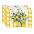 thumbnail image 1 of Sm:)e Lemon Summer Placemats 4 Pack 12x18 Inch, 1 of 7